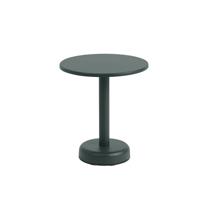 Linear Steel Coffee Table by Muuto - D42 H47 / Dark Green