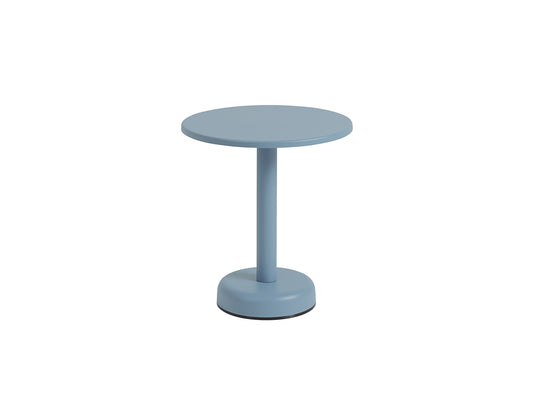 Linear Steel Coffee Table by Muuto - D42 H47 / Pale Blue