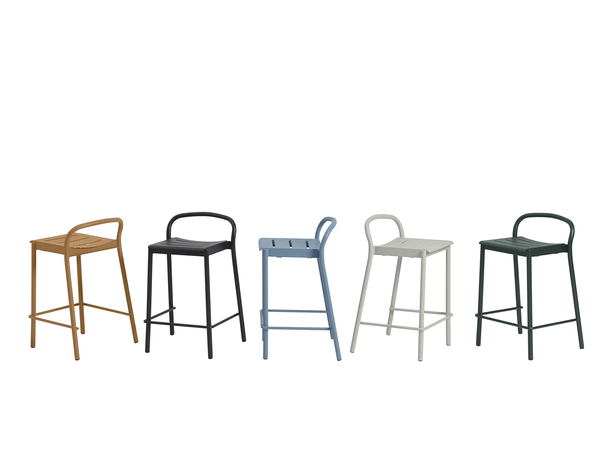 Linear Steel Counter Stool by Muuto