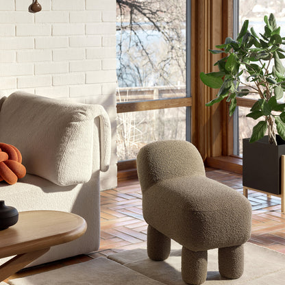 Lulu Pouf by Design House Stockholm - Brown