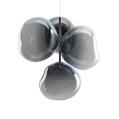 Melt LED Chandelier by Tom Dixon - Small / Nickel