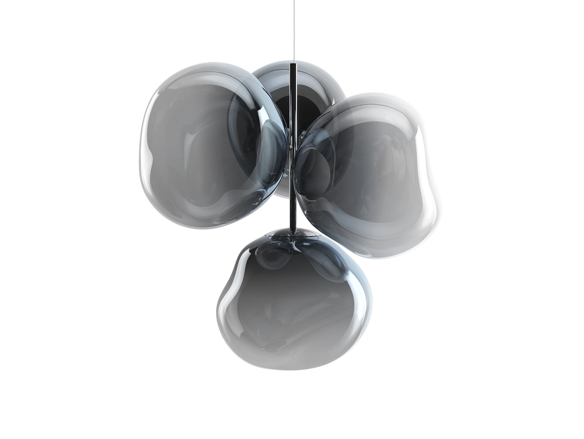 Melt LED Chandelier by Tom Dixon - Small / Nickel