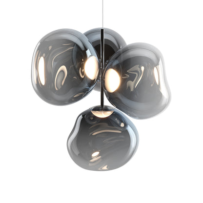 Melt LED Chandelier by Tom Dixon - Small / Nickel