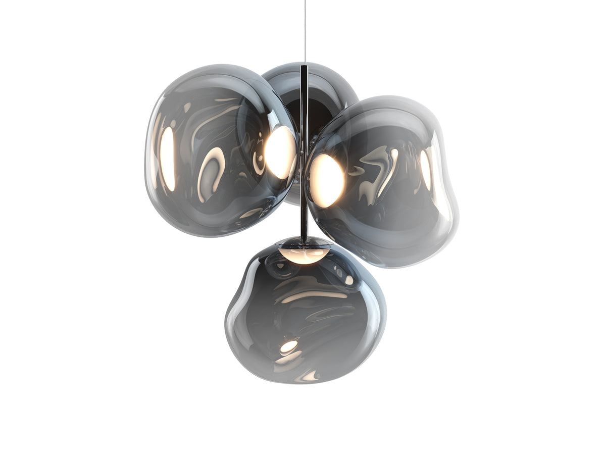 Melt LED Chandelier by Tom Dixon - Small / Nickel