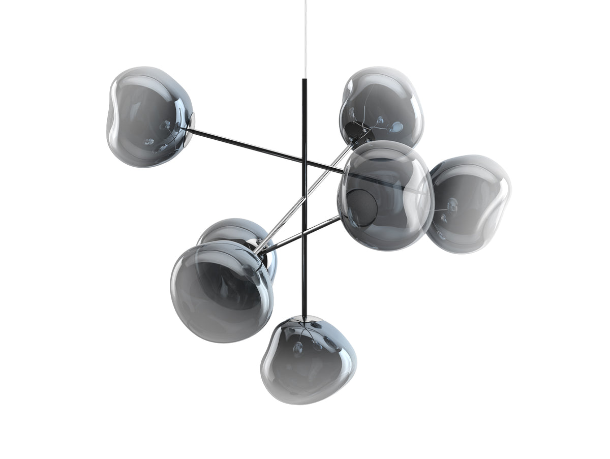 Melt LED Chandelier by Tom Dixon - Large  / Nickel