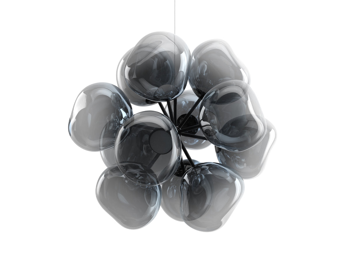 Melt Burst LED Chandelier by Tom Dixon - Nickel