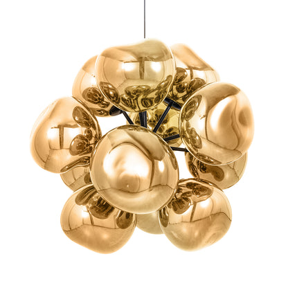Melt Burst LED Chandelier by Tom Dixon - Gold