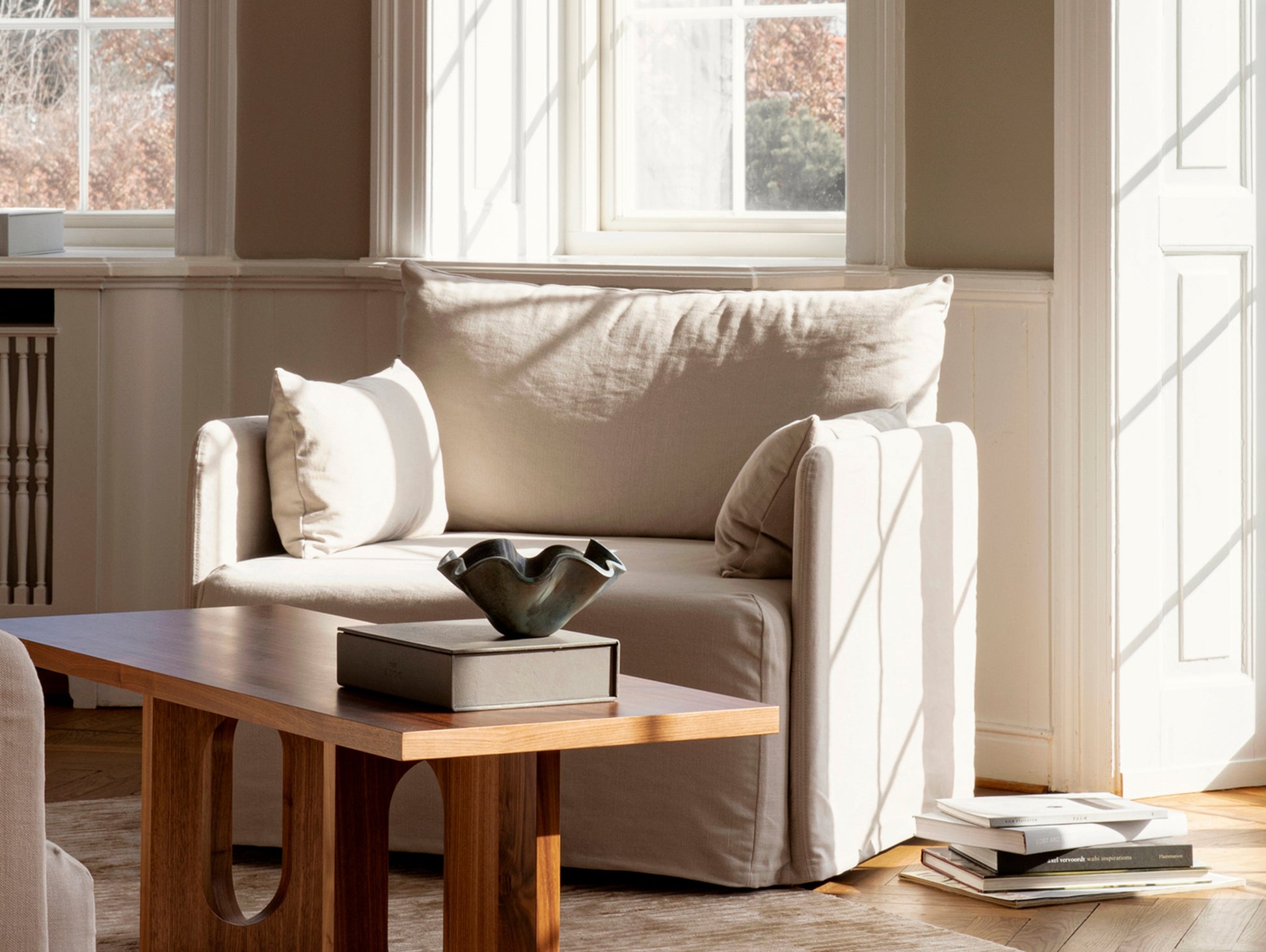 Offset Loose Cover 1-Seater Sofa by Audo Copenhagen