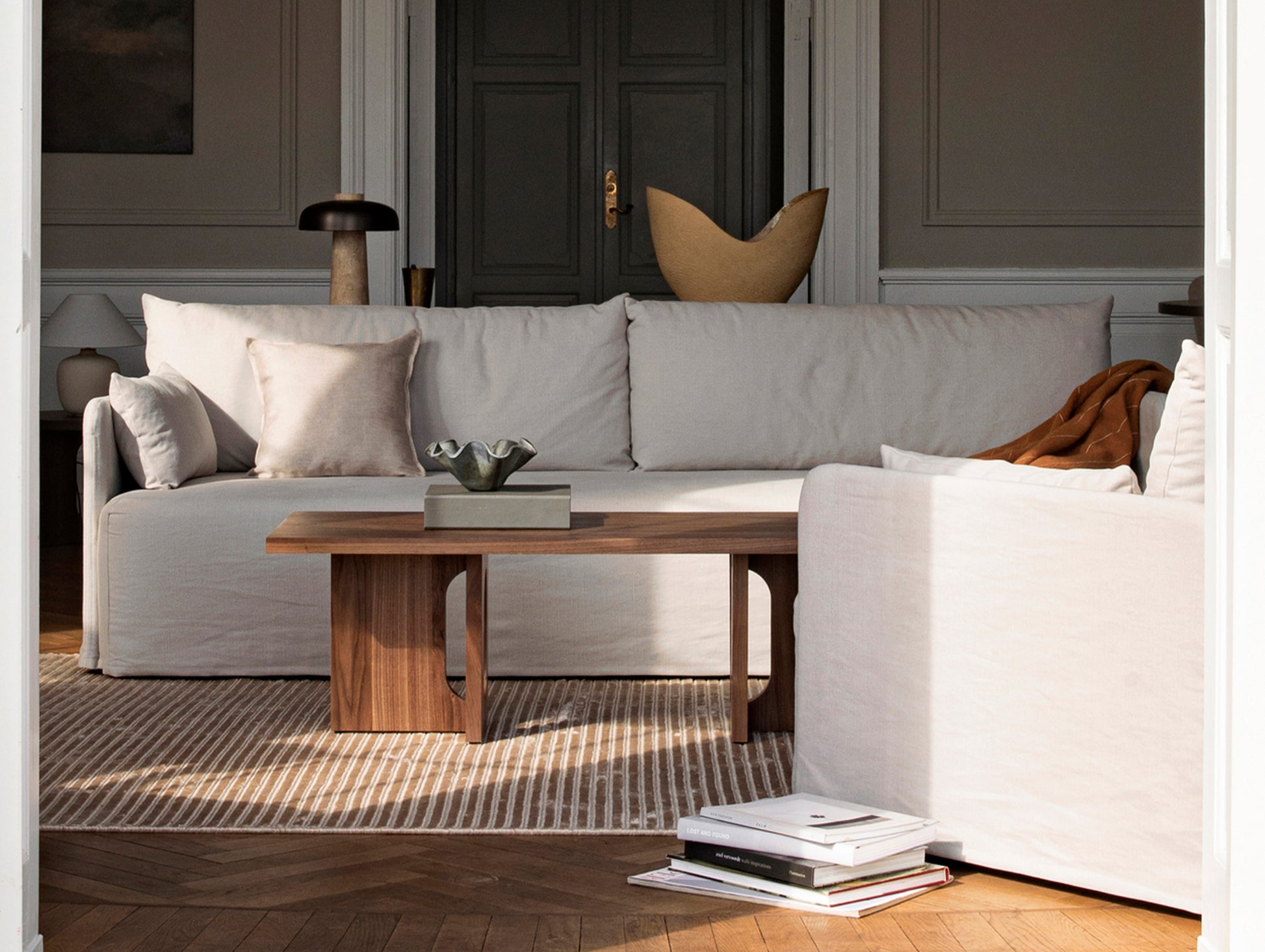 Offset Loose Cover 1-Seater Sofa by Audo Copenhagen