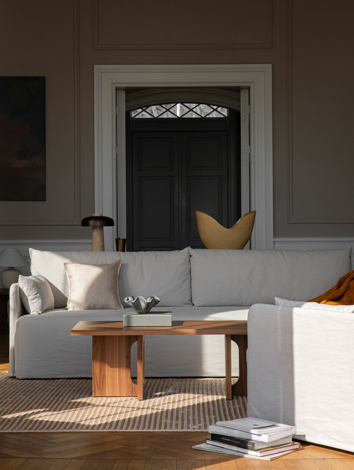 Offset 3-Seater Sofa with Loose Cover by Audo Copenhagen