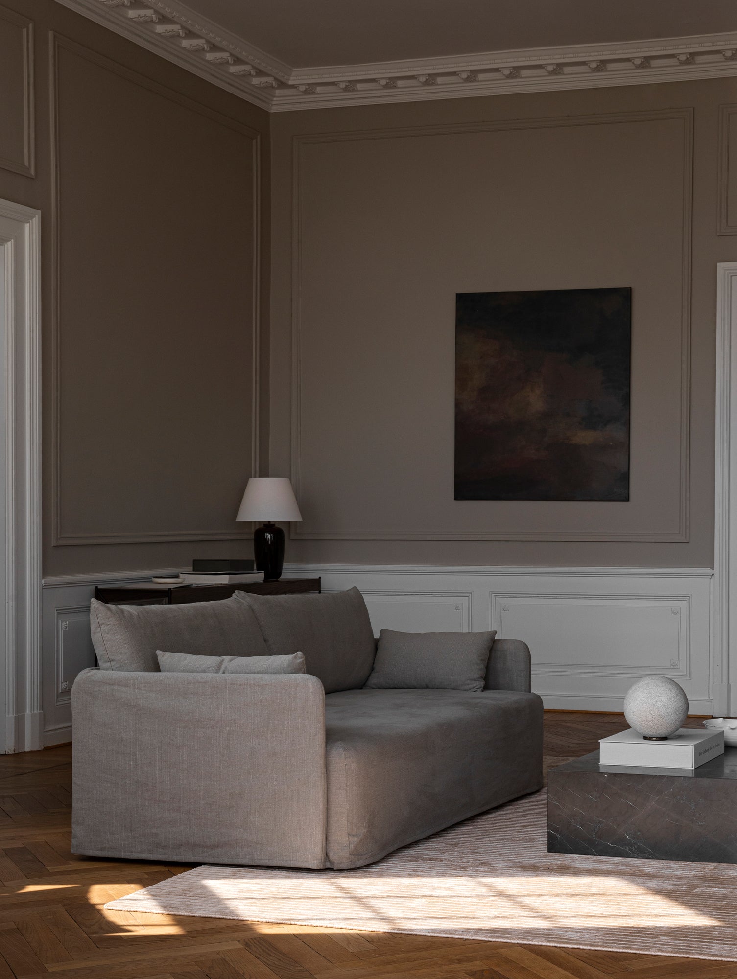 Offset 3-Seater Sofa with Loose Cover by Audo Copenhagen
