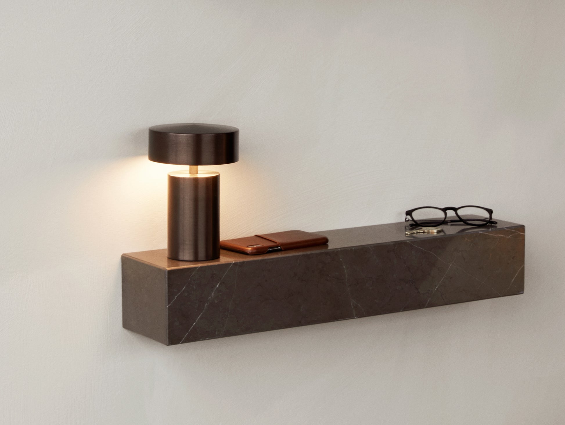 Column Portable Table Lamp by Audo Copenhagen - Bronze