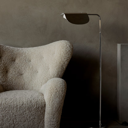 The Tired Man Lounge Chair by Audo Copenhagen - Sheepskin Moonlight