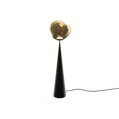 Melt LED Cone Fat Floor Lamp by Tom Dixon- Black / Bronze