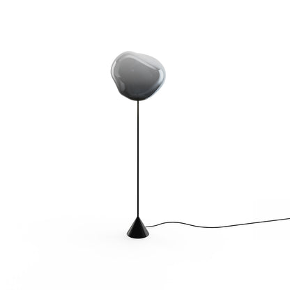 Melt LED Cone Slim Floor Lamp by Tom Dixon - Nickel