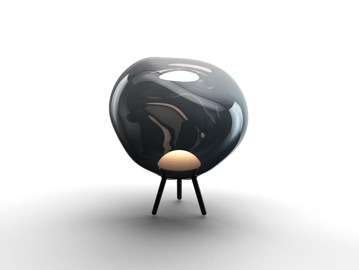 Melt Large LED Portable Lamp by Tom Dixon - Nickel