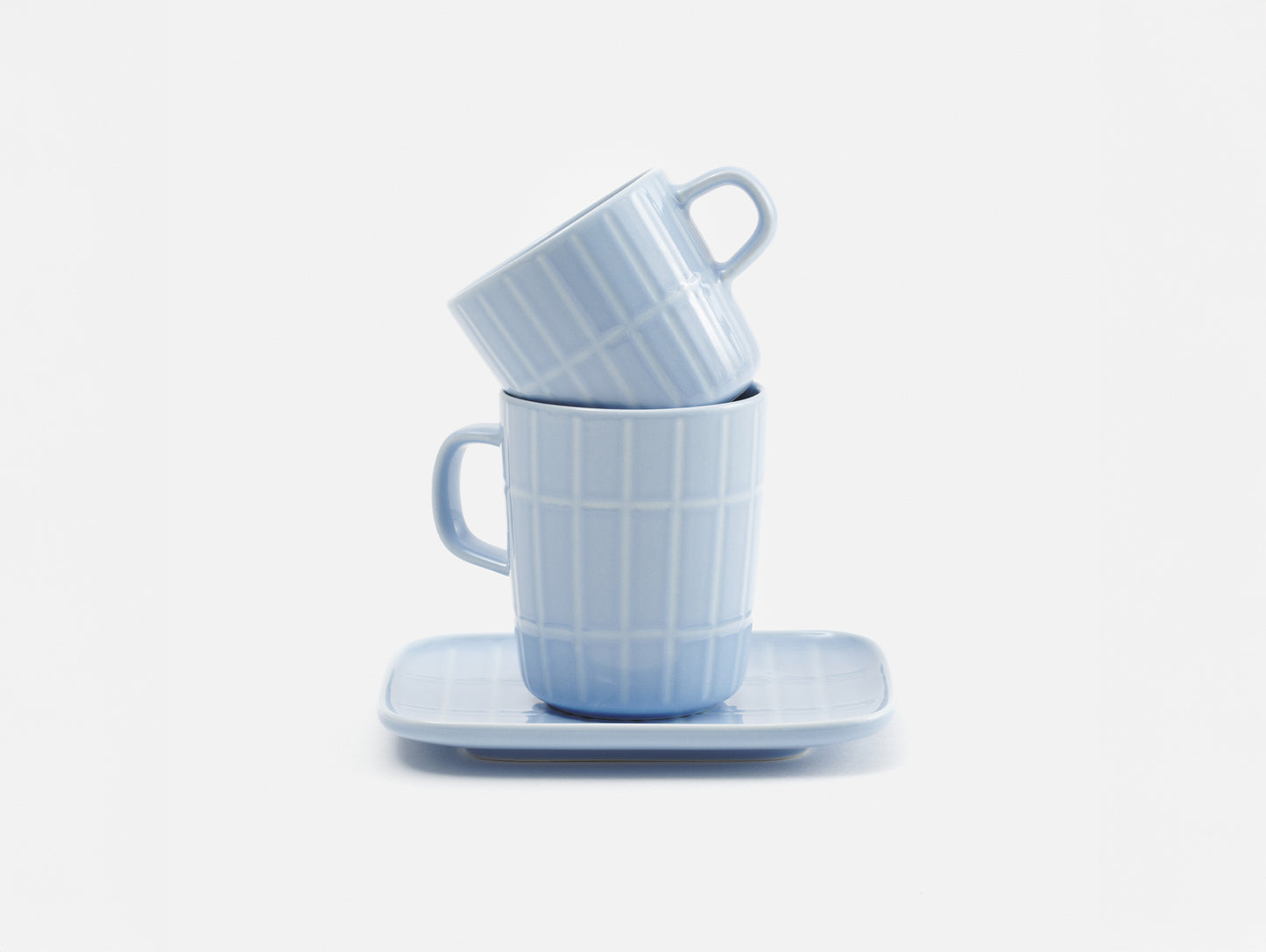 Oiva Tiiliskivi Coffee Cup - Light Blue by Marimekko