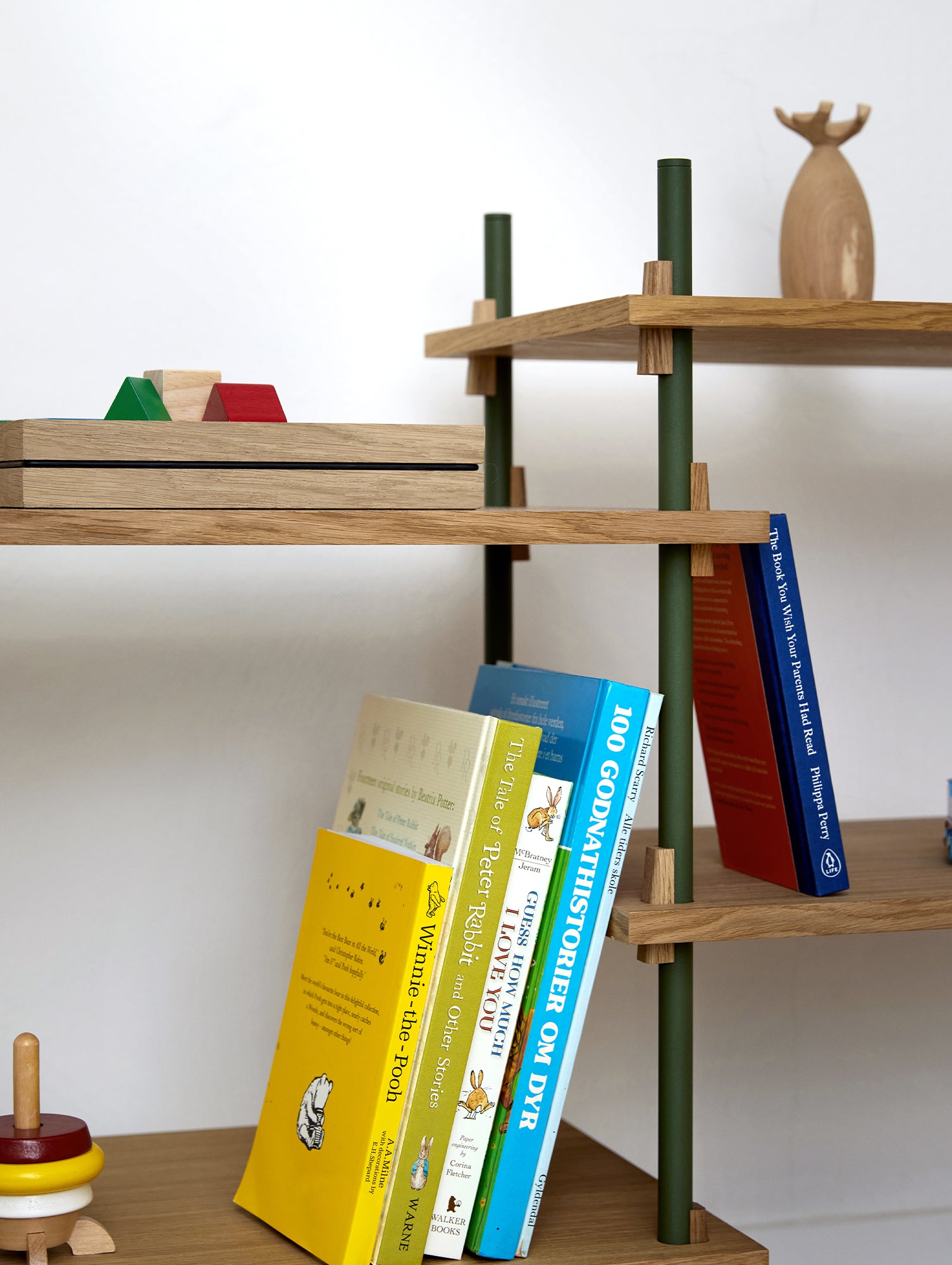 Moebe Shelving System - Pine Green