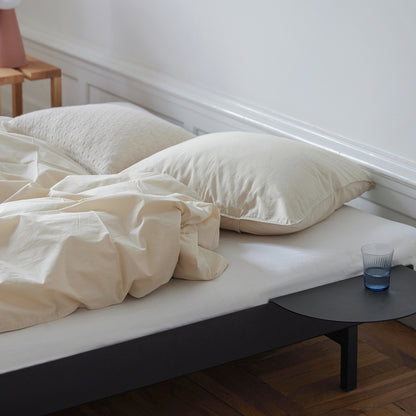 Moebe Bed 90-180 cm with Side Table - Black 