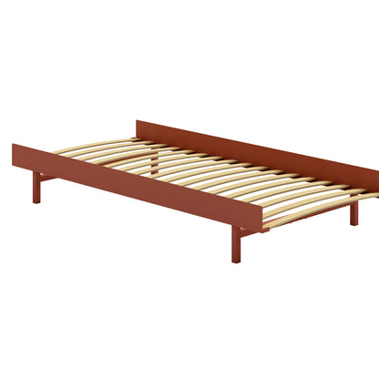 Moebe Expandable Bed - 90 to 180 cm / Terracotta / 90 cm Slats