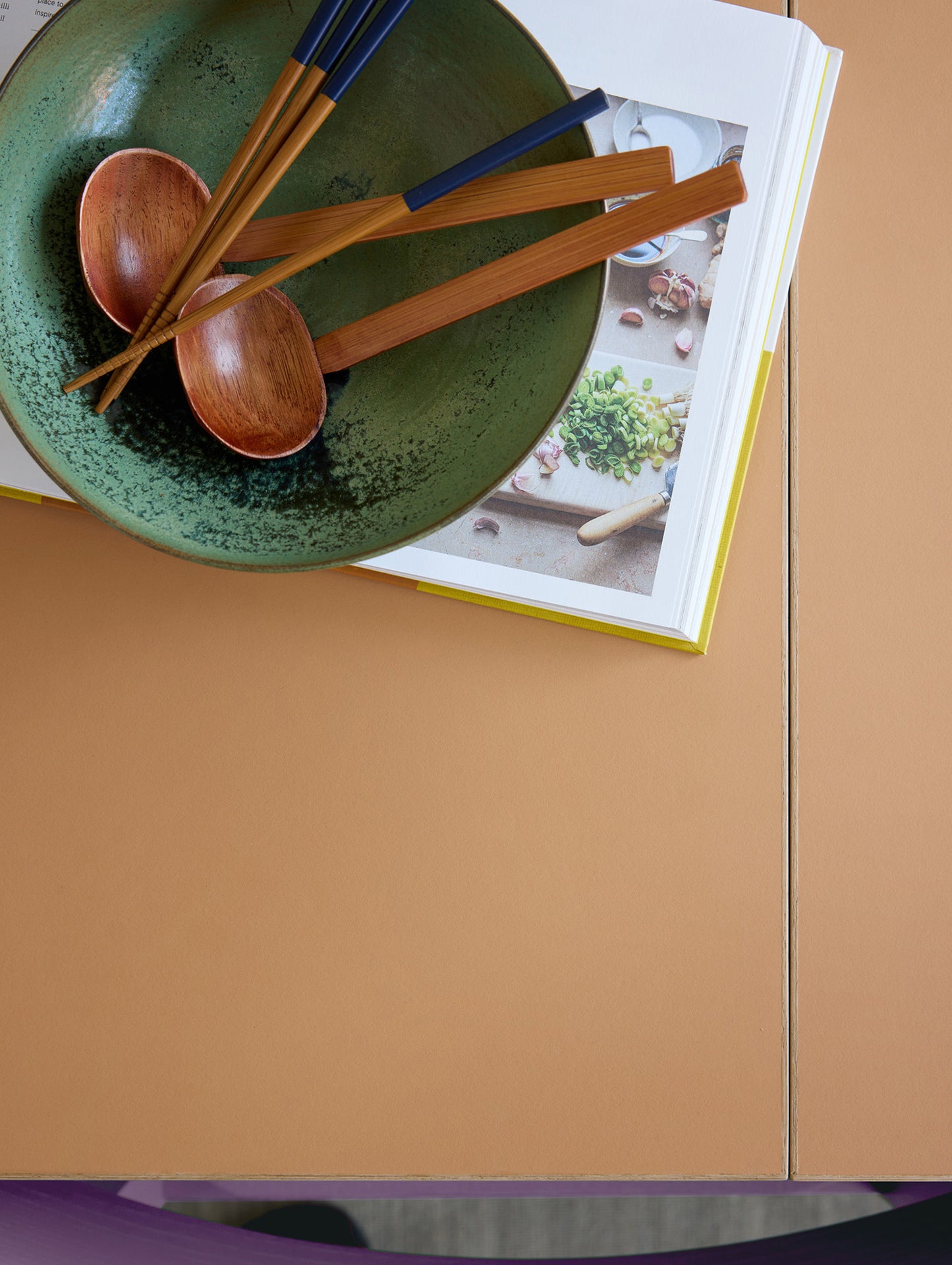 Rectangular Dining Table Extension Leaf by Moebe - Muted Peach