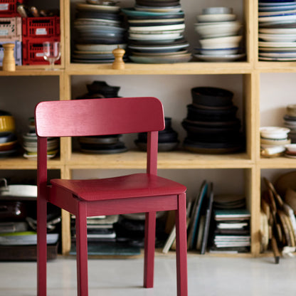 Everyday Chair by Moebe - Purple Red Lacquered Oak