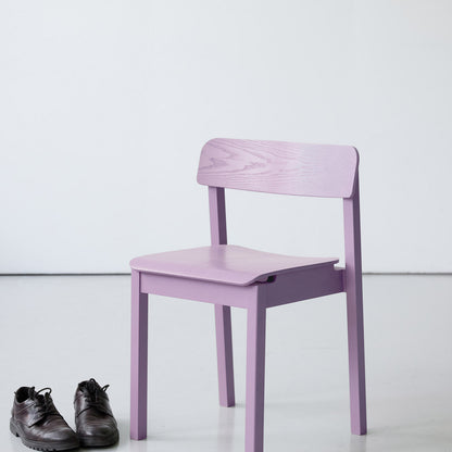 Everyday Chair by Moebe - Soft Lavender Lacquered Oak