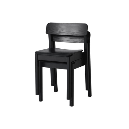 Everyday Chair by Moebe - Black Lacquered Oak