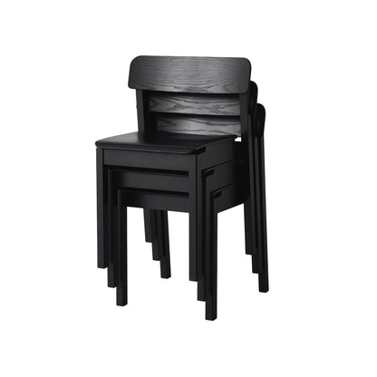Everyday Chair by Moebe - Black Lacquered Oak