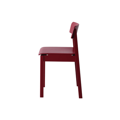 Everyday Chair by Moebe - Purple Red Lacquered Oak