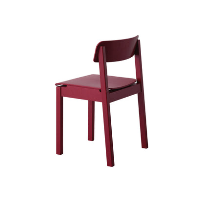 Everyday Chair by Moebe - Purple Red Lacquered Oak