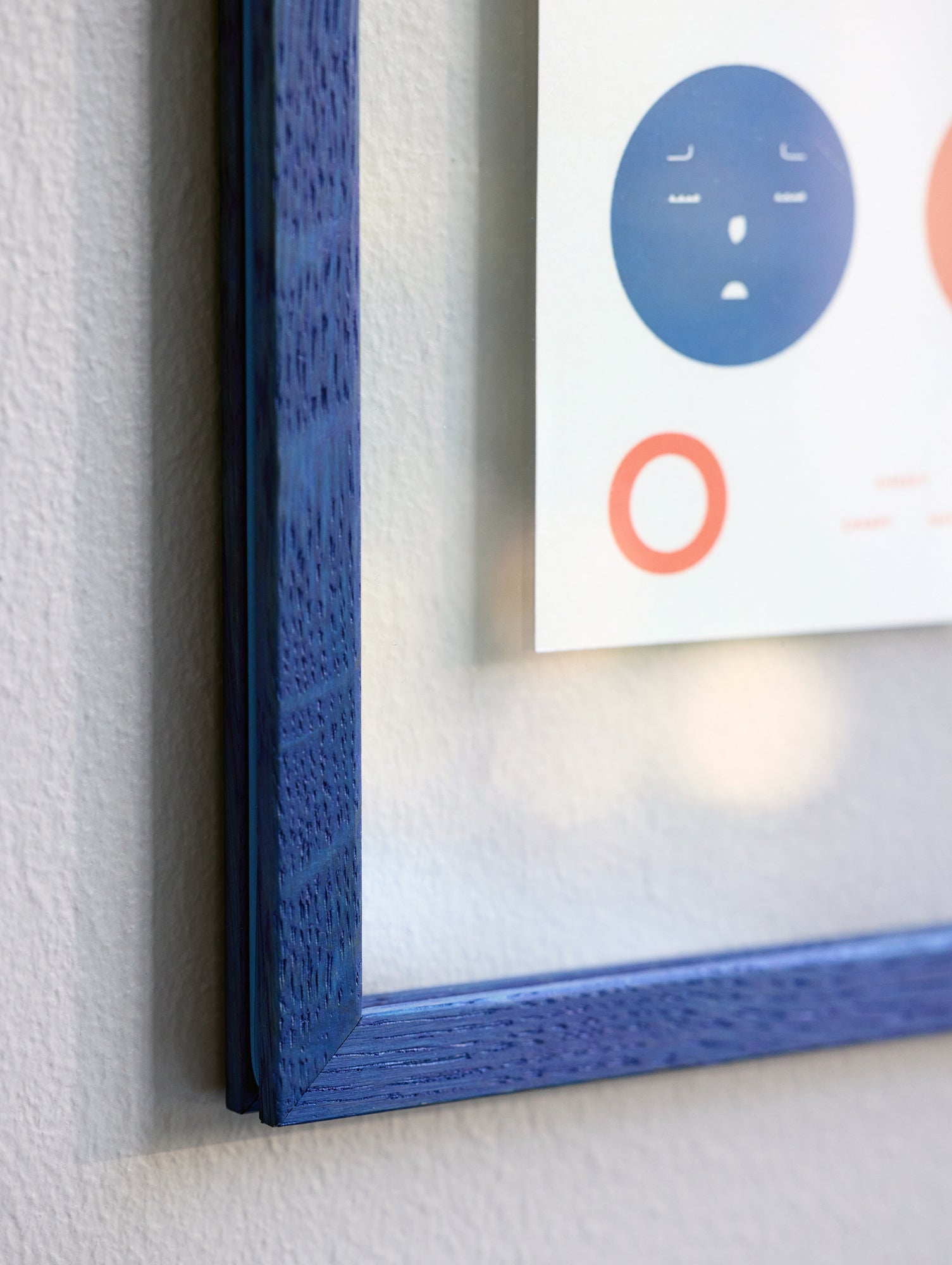 Frame - Colour Wood by Moebe - A3 / Blue Stained Birch