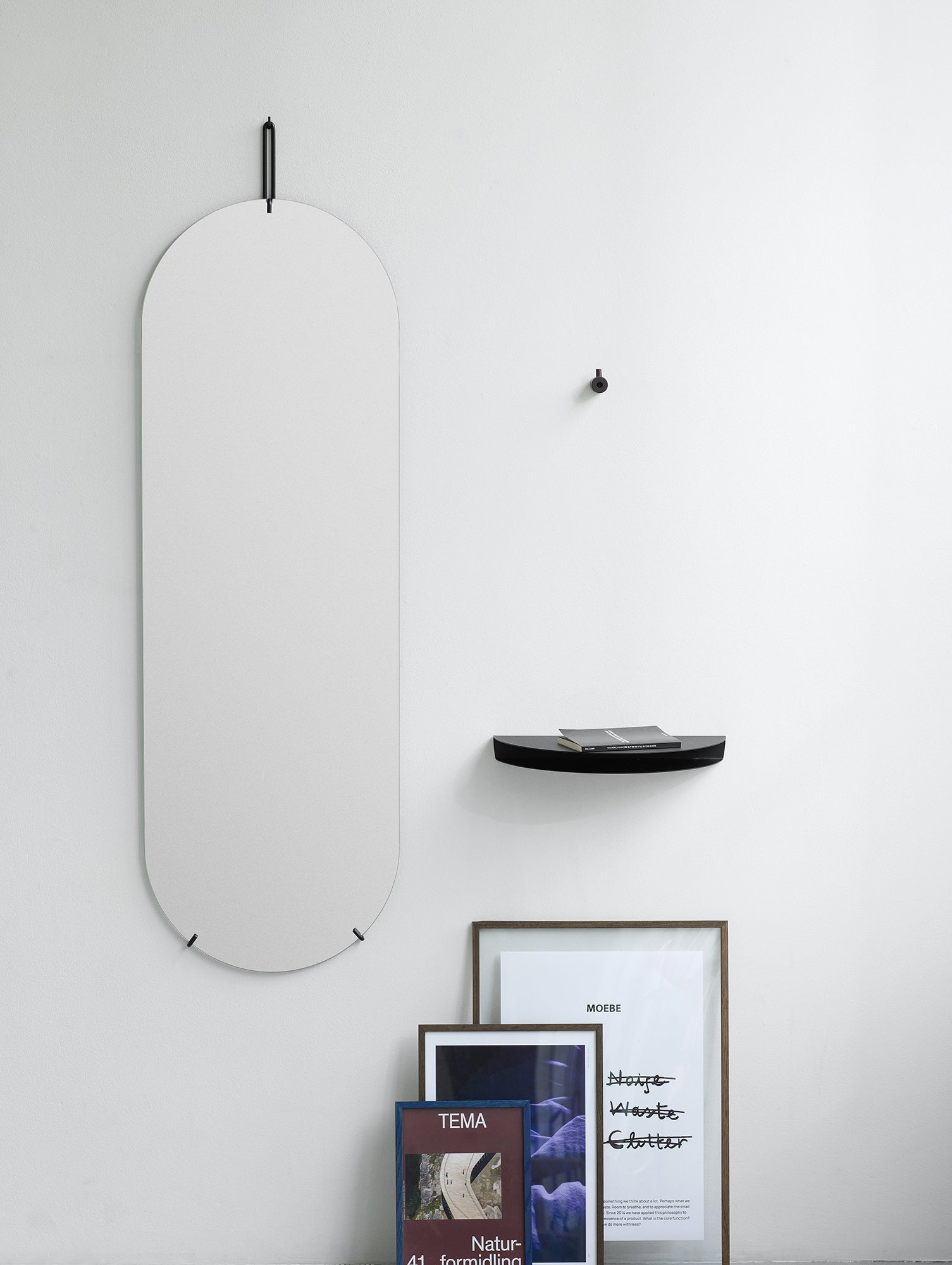 Half Moon Shelf by Moebe - Black
