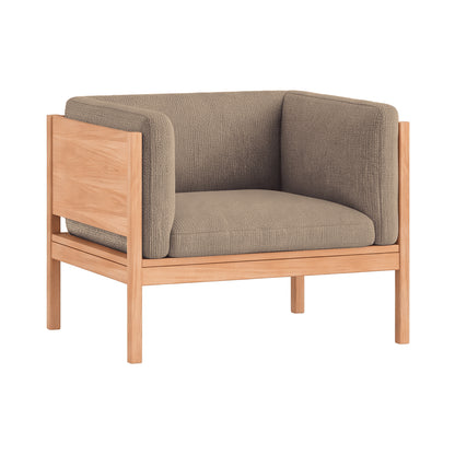 Moebe Lounge Chair by Moebe - Oak Frame / Moss 13