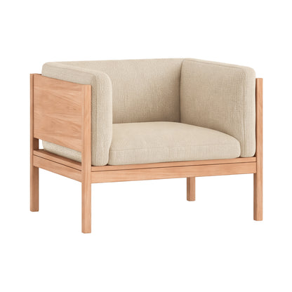 Moebe Lounge Chair by Moebe - Oak Frame / Moss 19