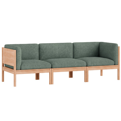 Modular 3-Seater Sofa by Moebe - Moss 03