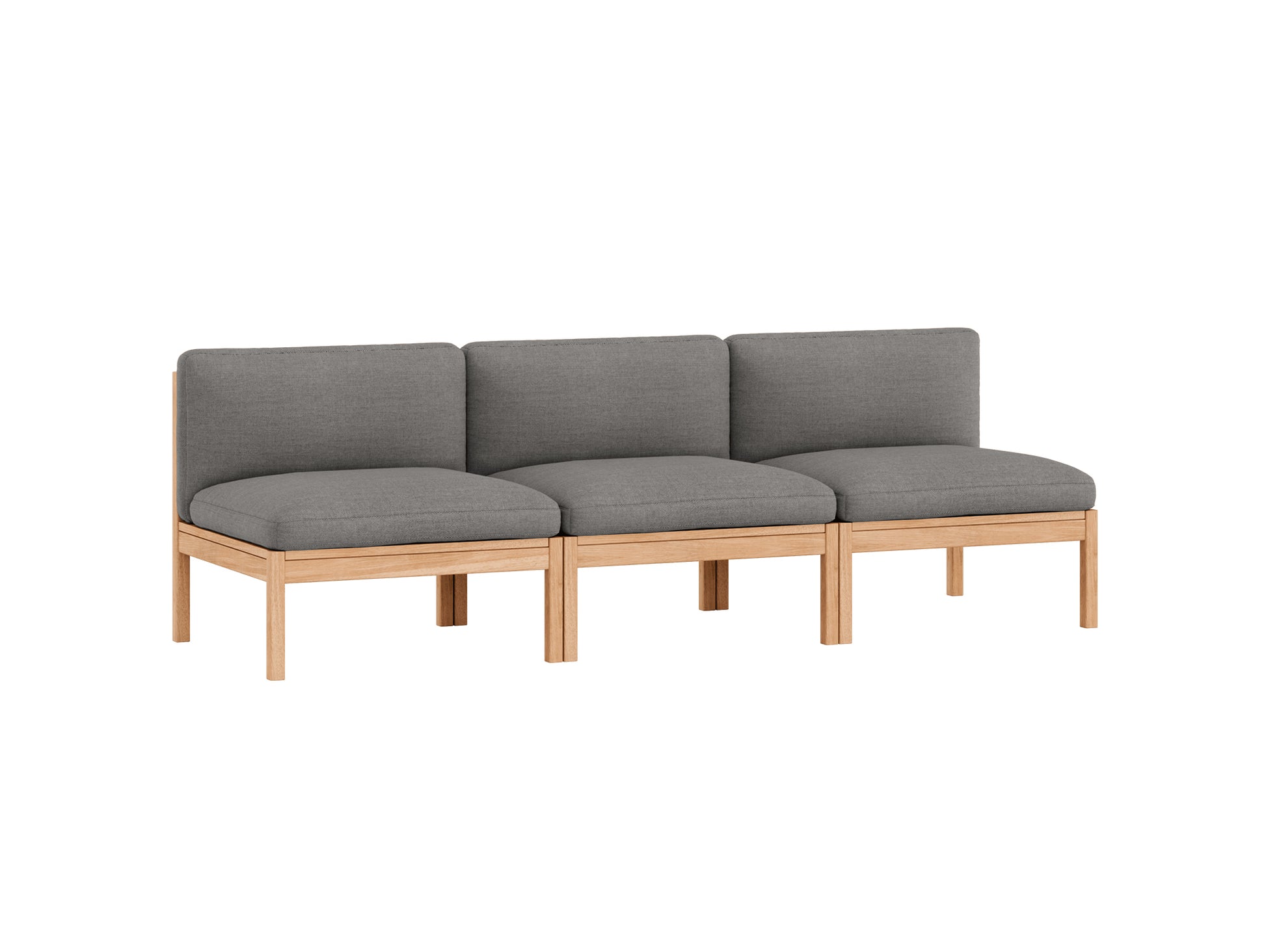 3-Seater Sofa Without Armrest by Moebe - Autumn 131