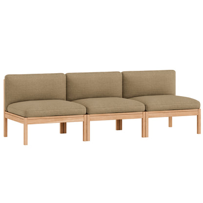 3-Seater Sofa Without Armrest by Moebe - Autumn 221