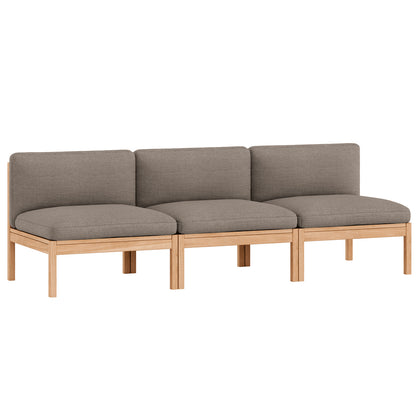 3-Seater Sofa Without Armrest by Moebe - Autumn 331
