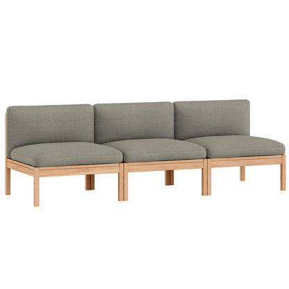 3-Seater Sofa Without Armrest by Moebe - Re-wool 128