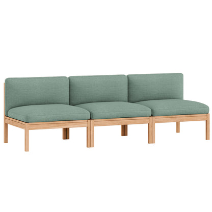 3-Seater Sofa Without Armrest by Moebe - Re-wool 868