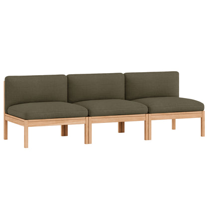 3-Seater Sofa Without Armrest by Moebe - Re-wool 977