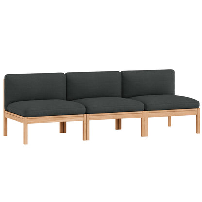 3-Seater Sofa Without Armrest by Moebe - Re-wool 987