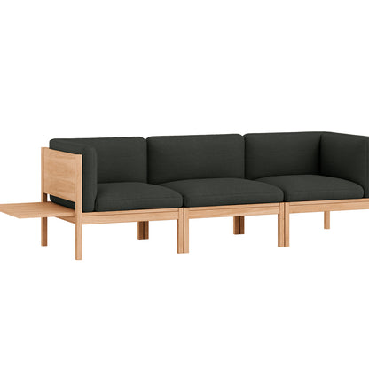 3-Seater Sofa with 1 Side Table by Moebe - Re-wool 198