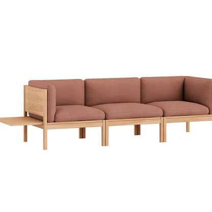 3-Seater Sofa with 1 Side Table by Moebe - Re-wool 648