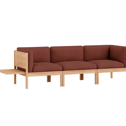 3-Seater Sofa with 1 Side Table by Moebe - Re-wool 687
