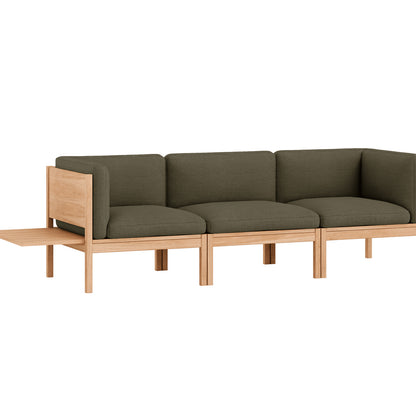 3-Seater Sofa with 1 Side Table by Moebe - Re-wool 977
