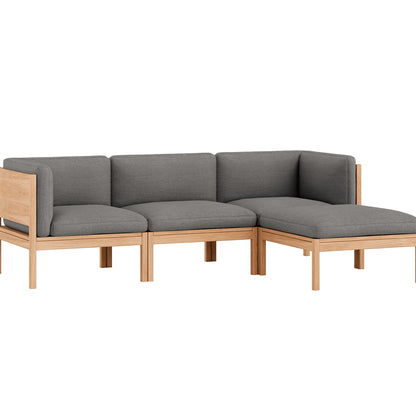 3-Seater Sofa with Chaise Longue by Moebe - Autumn 131
