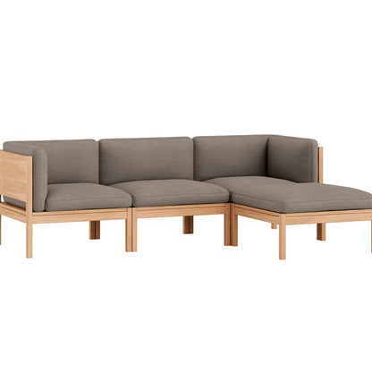 3-Seater Sofa with Chaise Longue by Moebe - Autumn 331