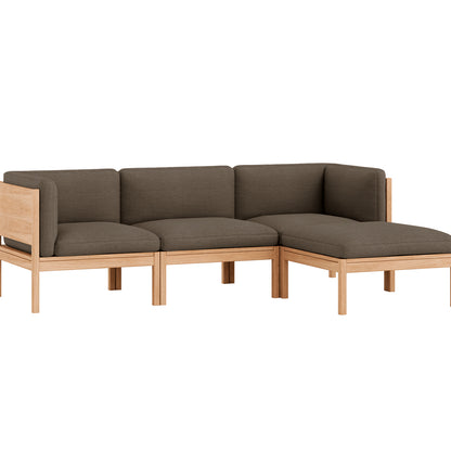 3-Seater Sofa with Chaise Longue by Moebe - Autumn 361